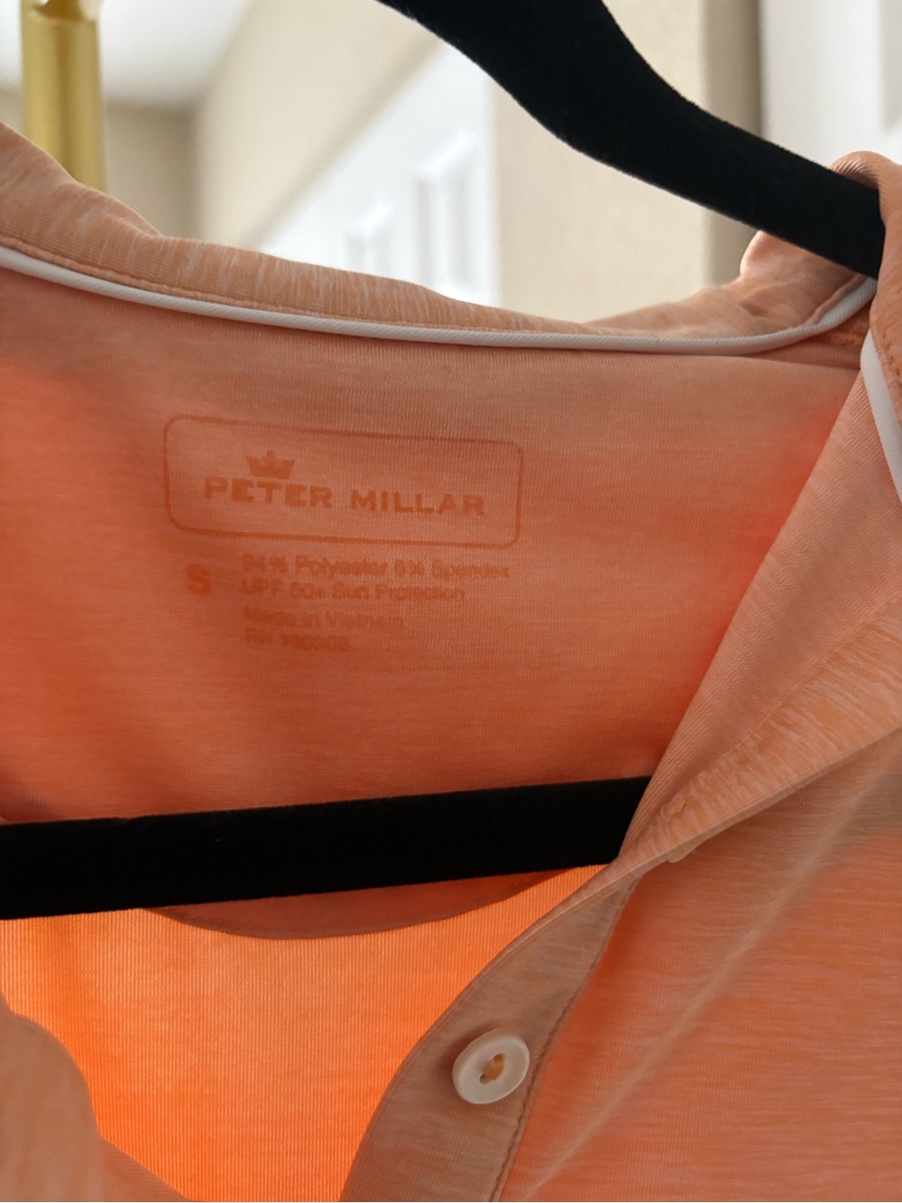 Peter‎ Millar Polo Top Women’s Coral Lightweight Sporty Size S - Picture 2 of 6